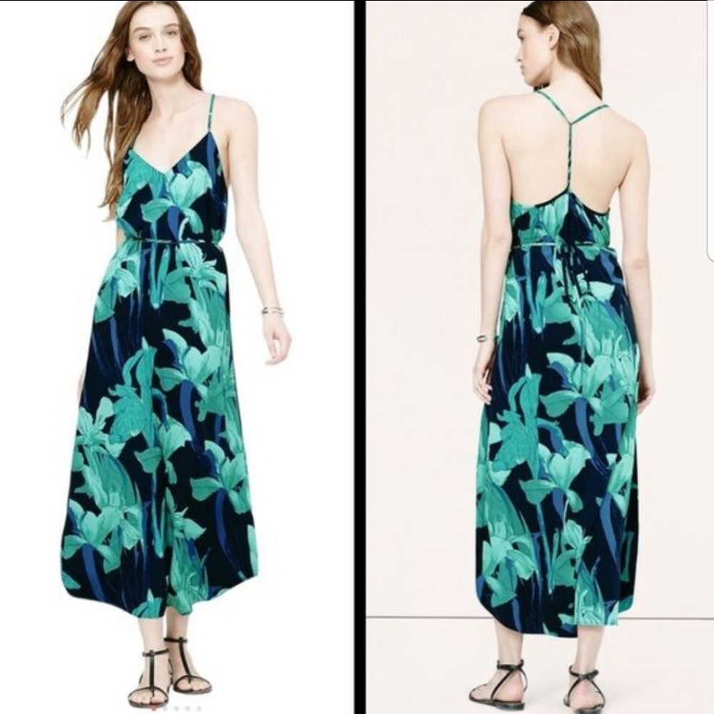 Euc! Floral print maxi dress. Sz. Large